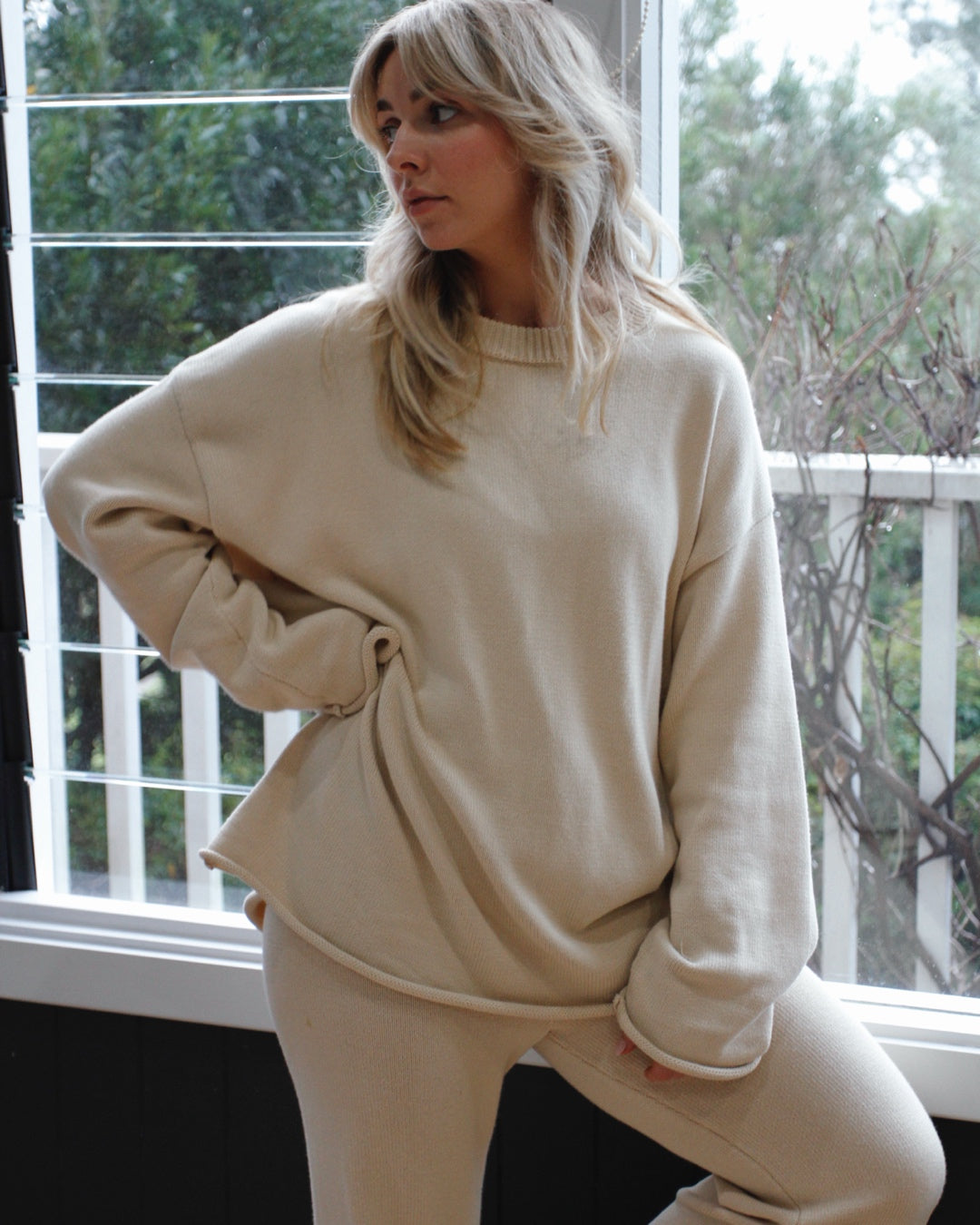 women’s slouch knit set