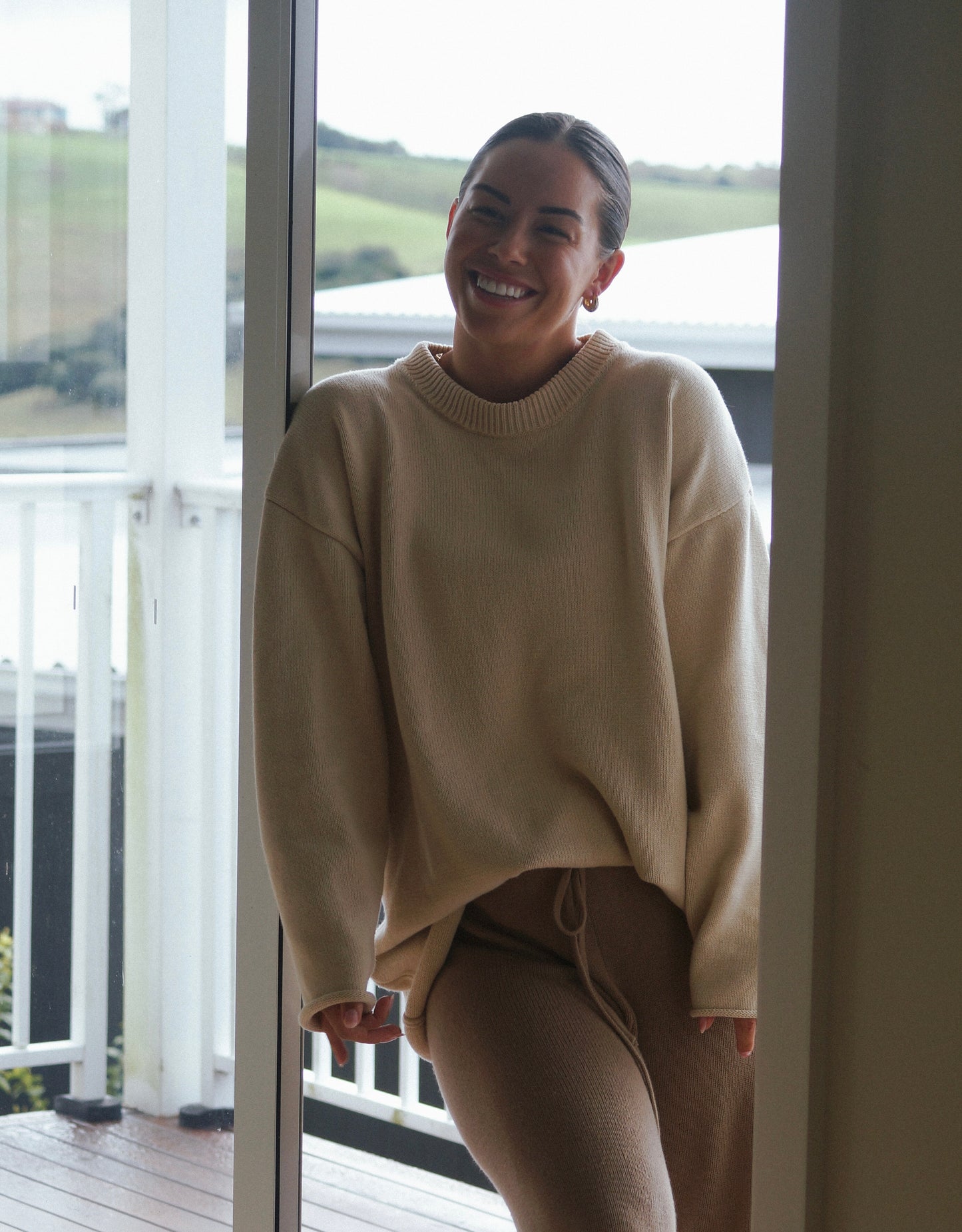 women’s slouch knit set