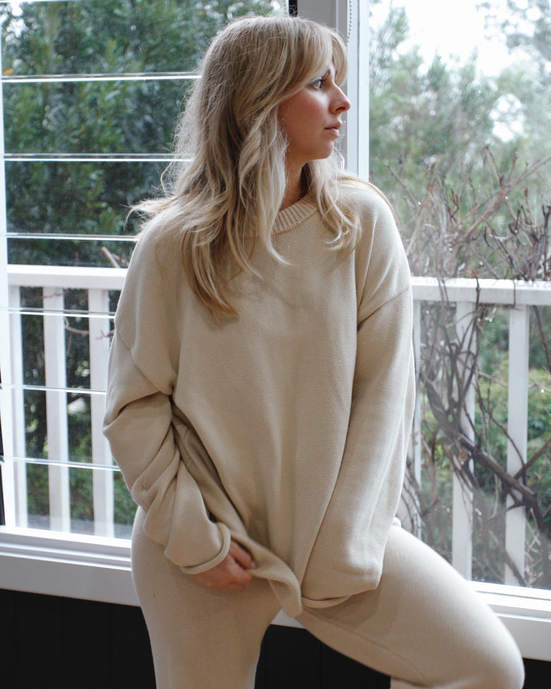 women’s slouch knit set
