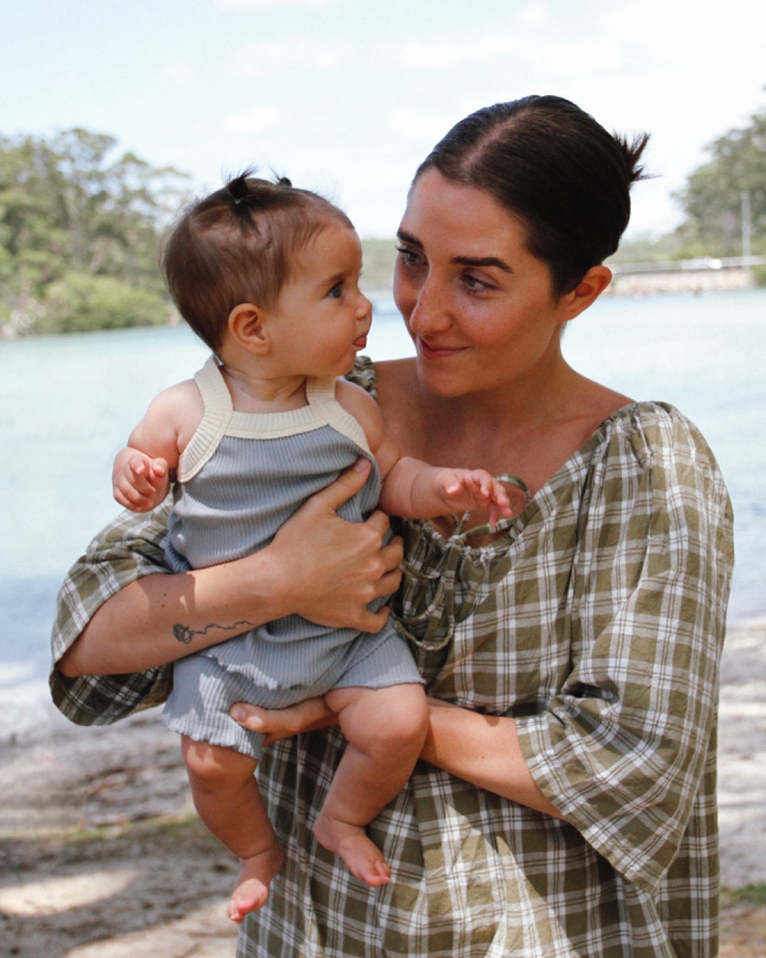 Ribbed Shorts - Blue