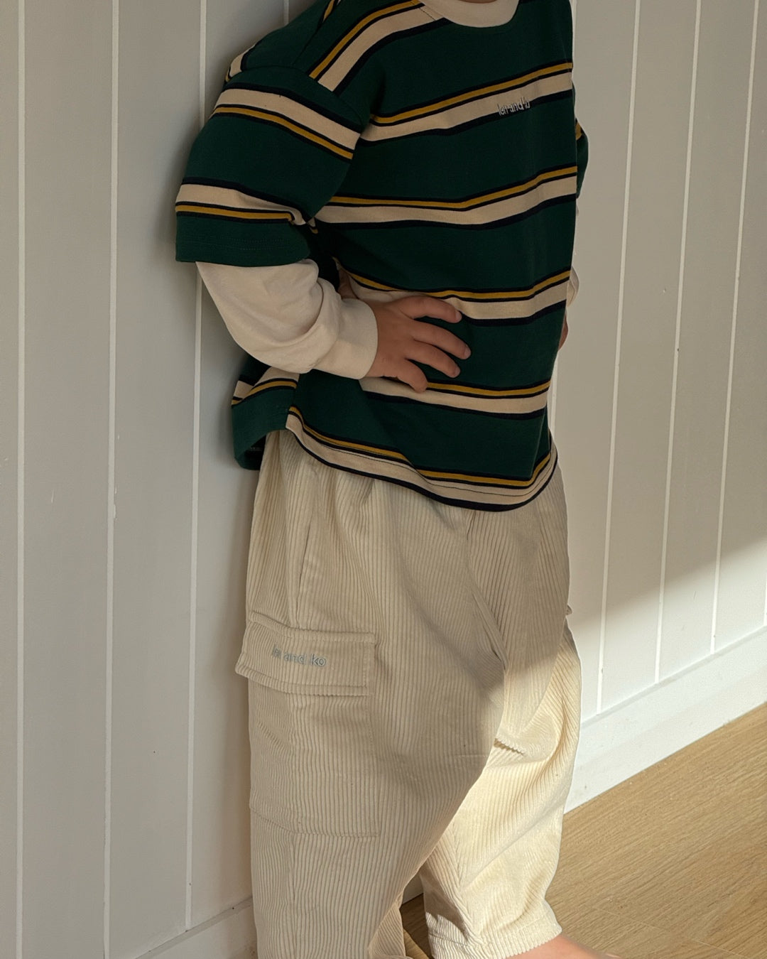 Cargo Corduroy Pants | Cream