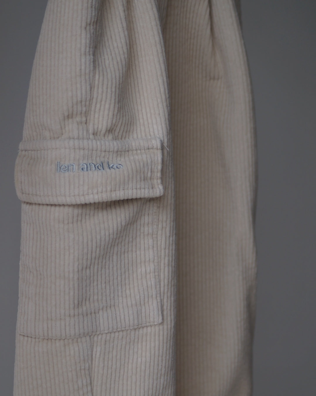 Cargo Corduroy Pants | Cream