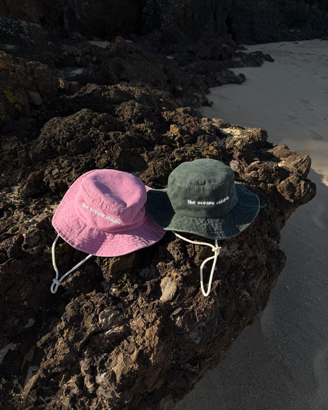 Oceans Children Bucket Hat | Forest Green