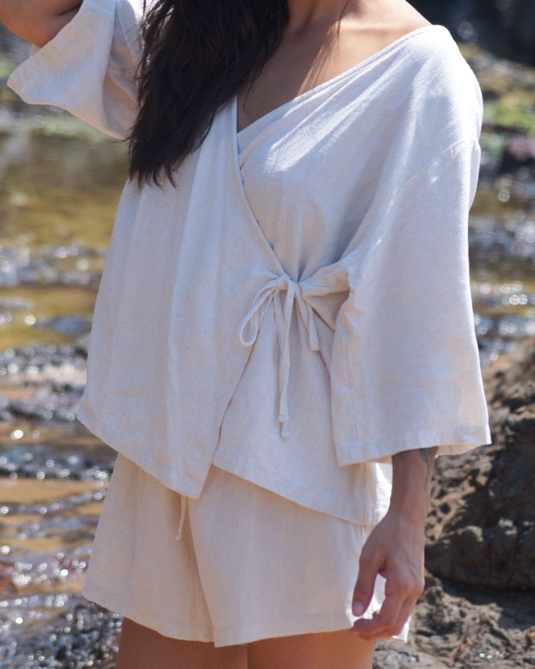 Holiday Shorts - Oatmeal | APRIL PRE ORDER