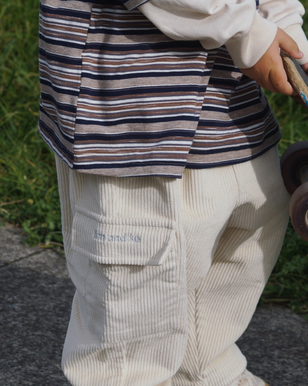 Cargo Corduroy Pants | Cream