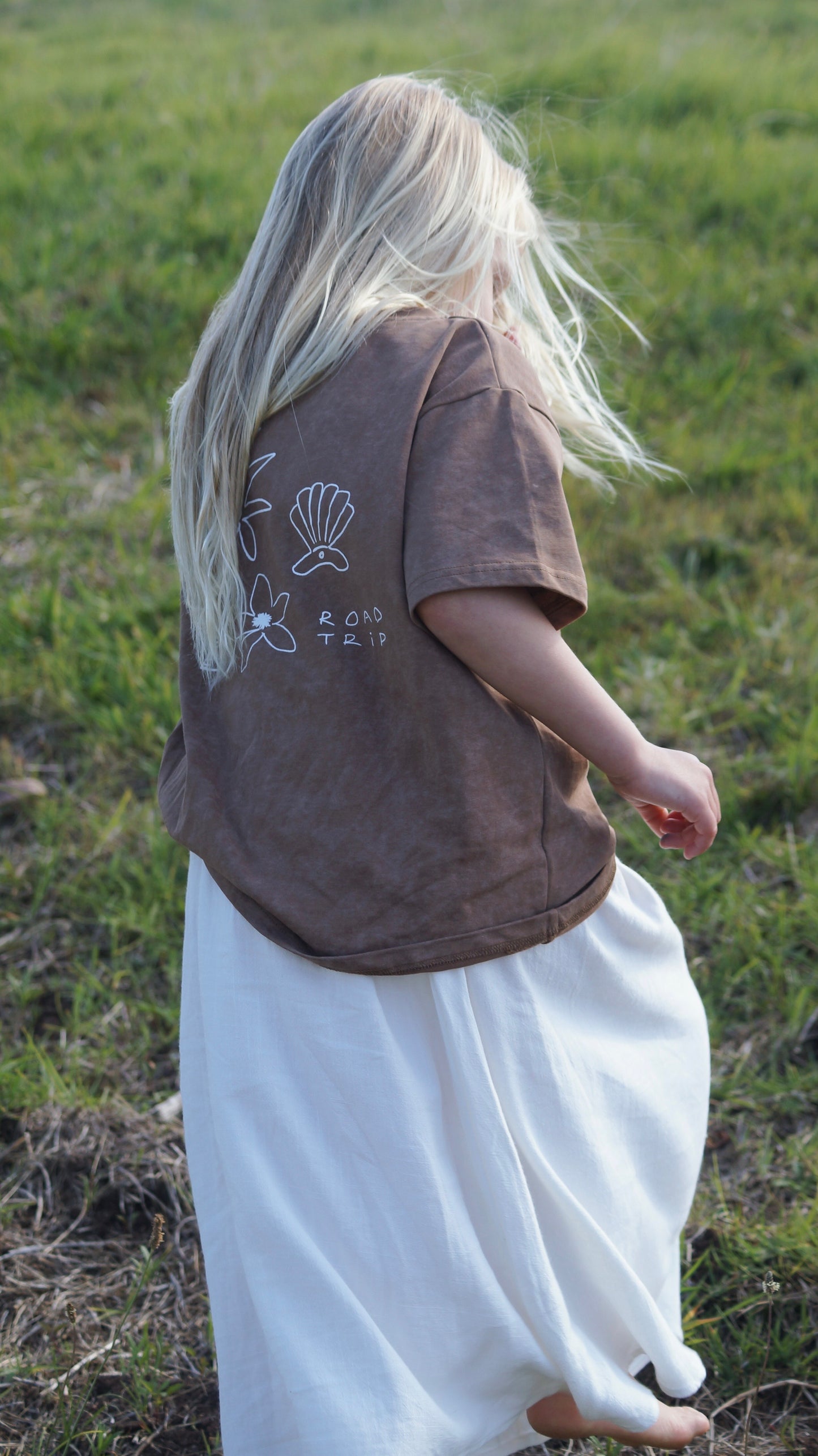 maxi skirt | cream