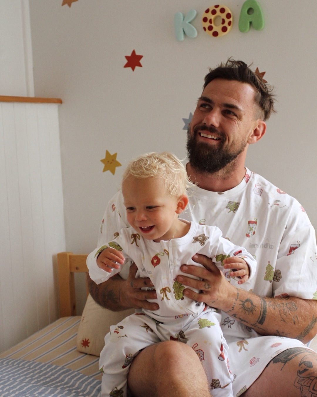 Clara Christmas Pyjama Onesie | Baby