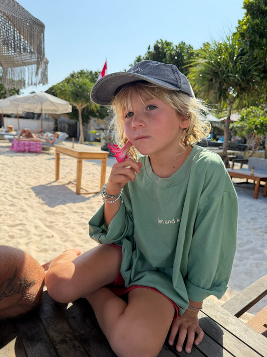 Long Sleeve Tee | Seafoam