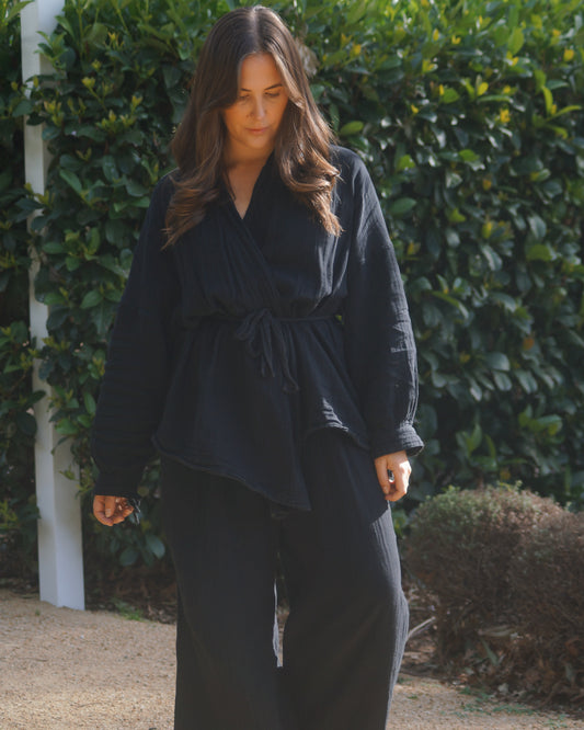 Women's muslin sets | Black