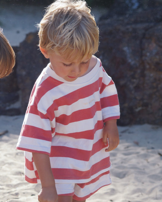 Stripe Tee | Red