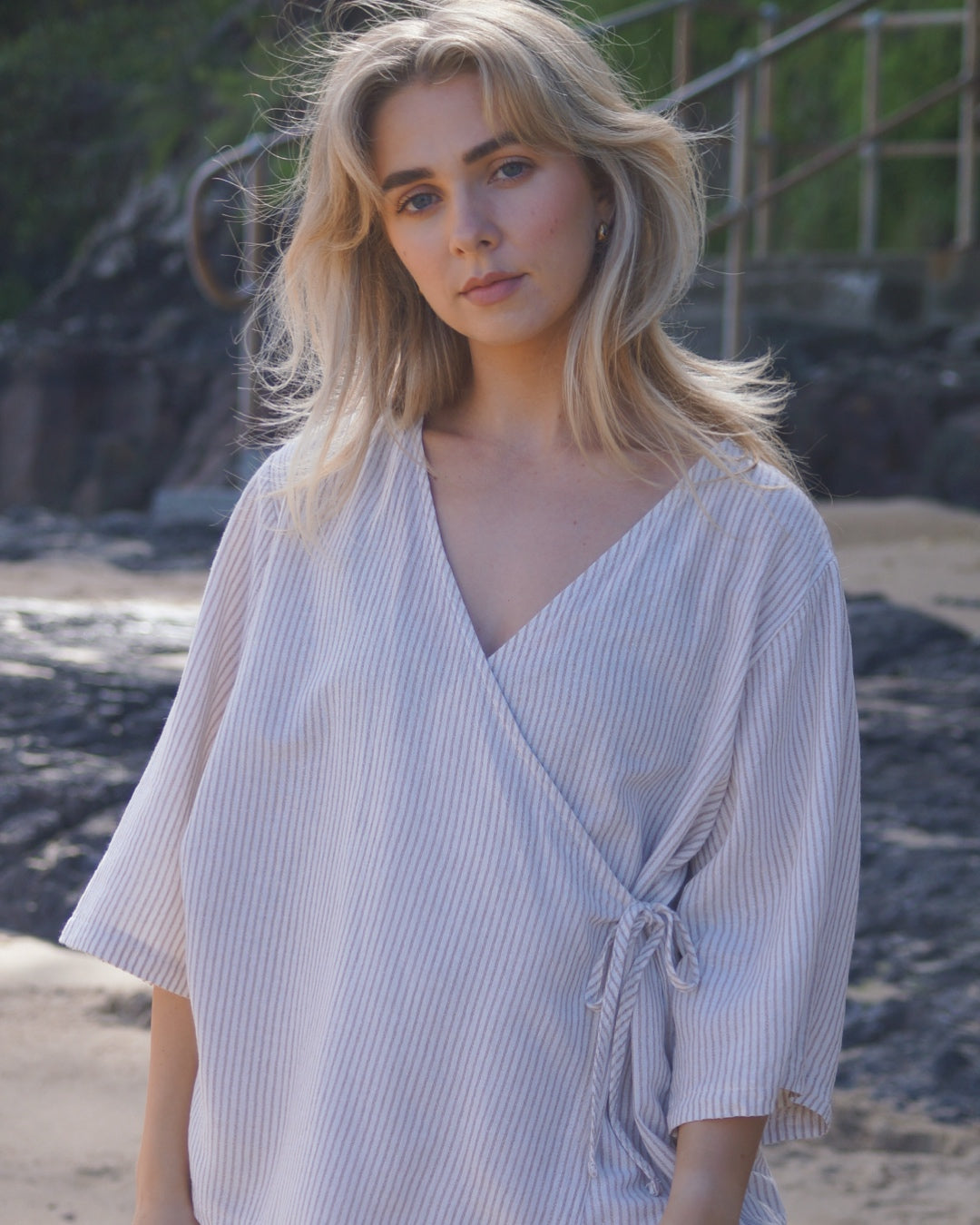 stripe wrap set | sand