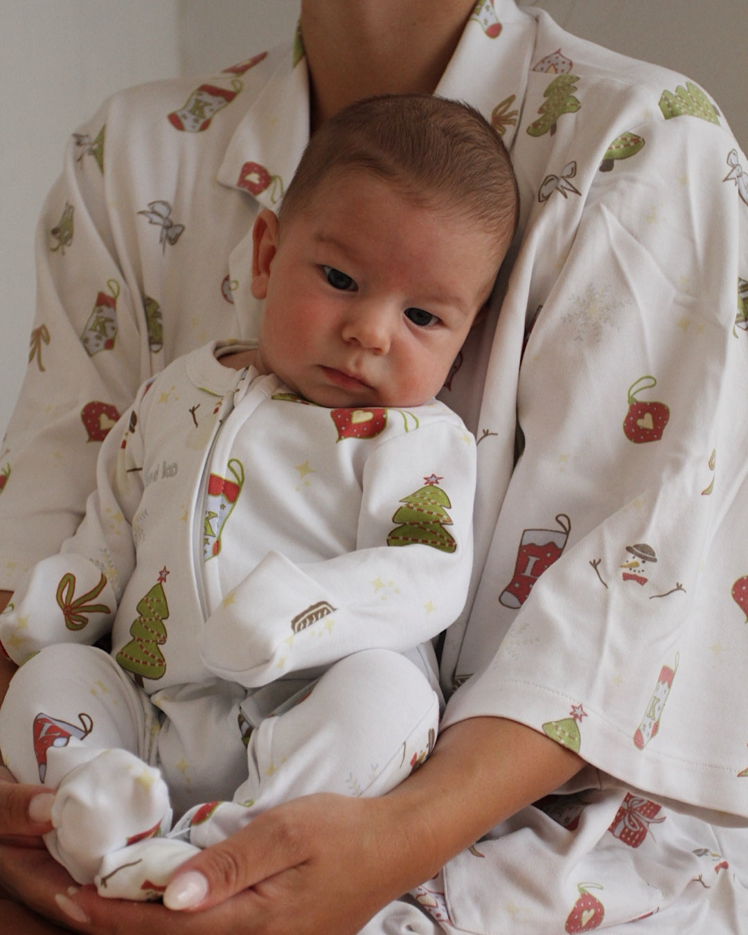 Clara Christmas Pyjama Onesie | Baby