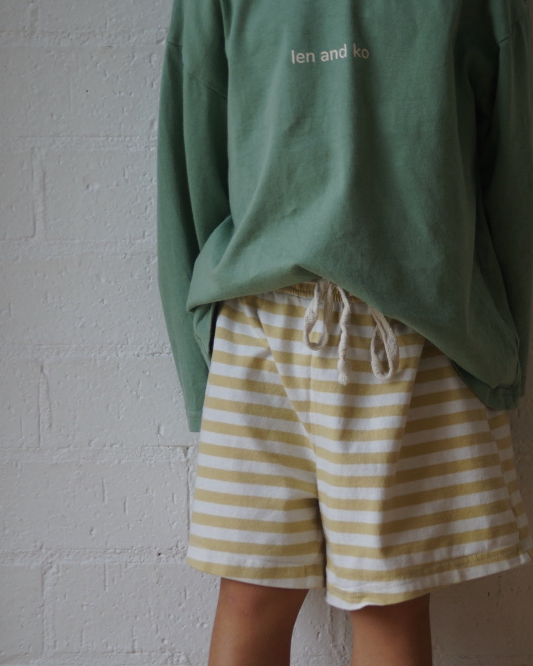 Cotton Stripe Shorts | Honey