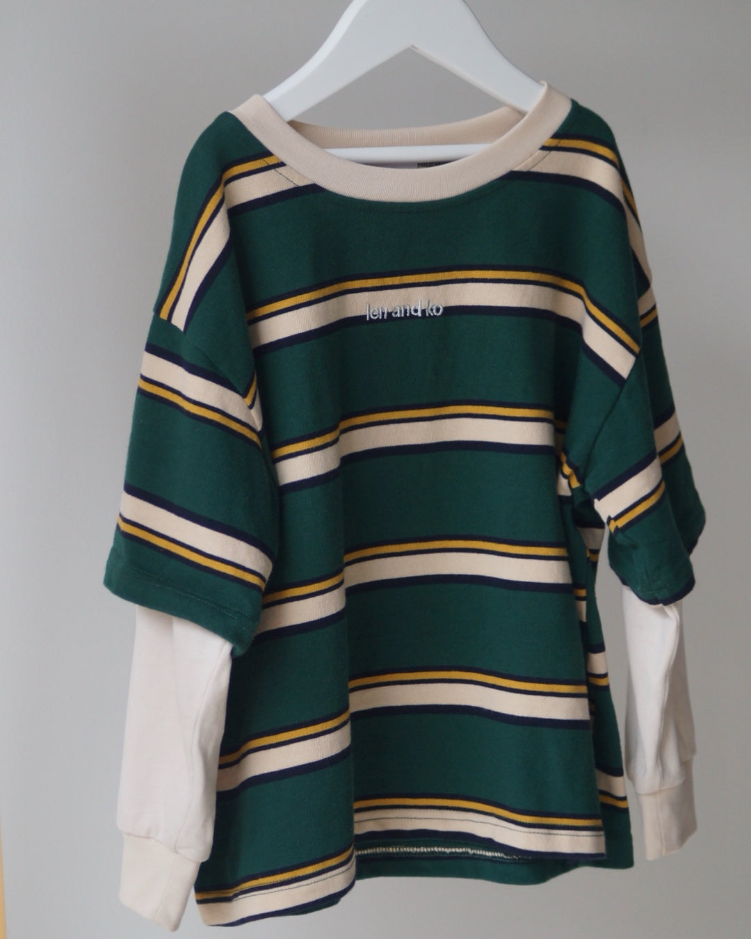 Old School Long Sleeve | Green Stripe