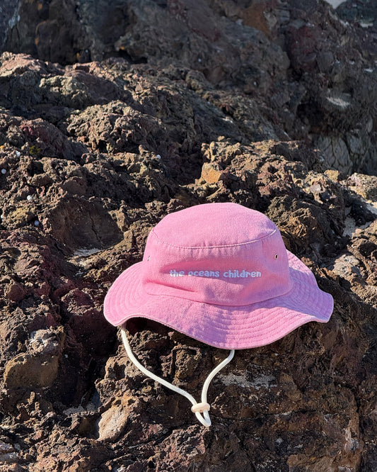 Oceans Children Bucket Hat | Coral