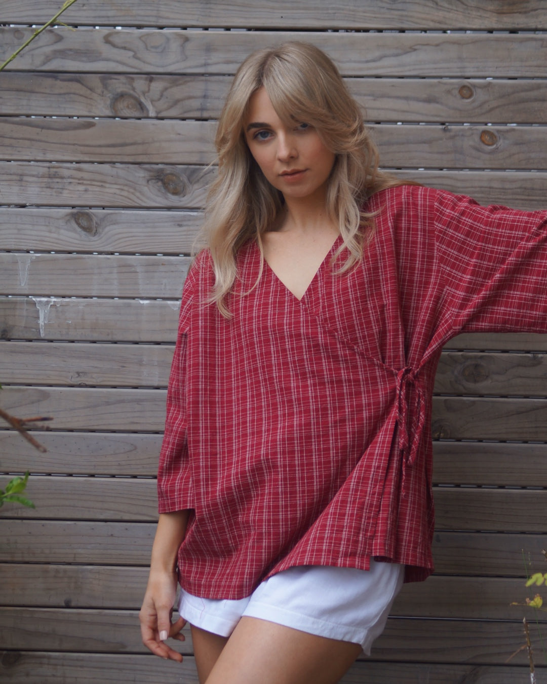 Women's Gingham Set | Cherry