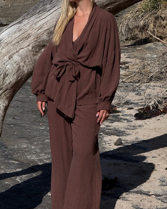 Isla Pants - Brown | APRIL PRE ORDER