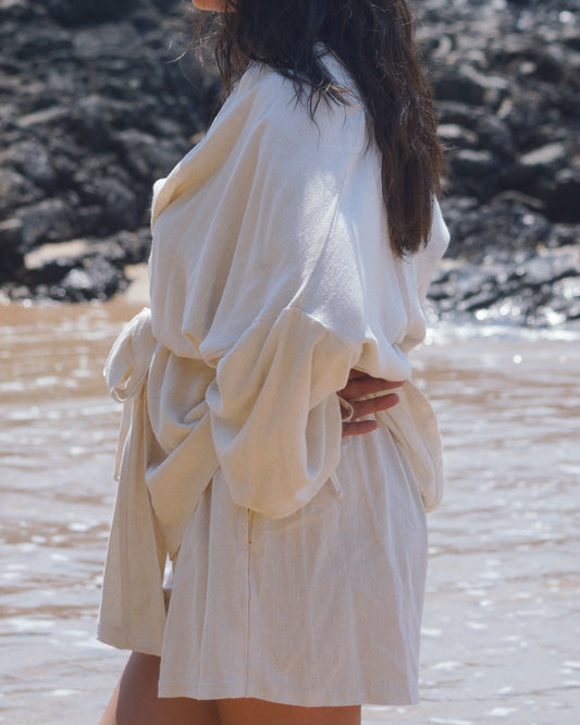 Holiday Shorts - Oatmeal | APRIL PRE ORDER