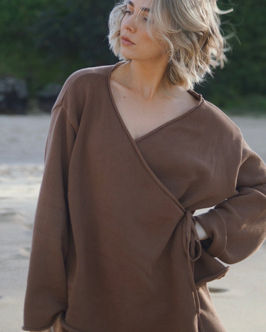 Solène Knit Wrap Top *PRE ORDER*