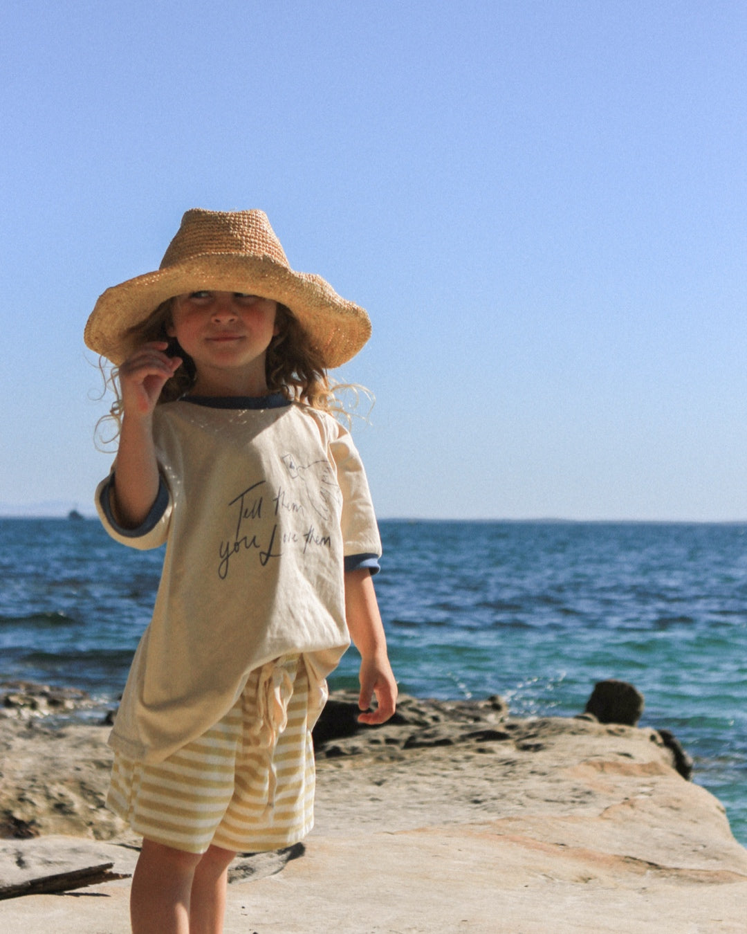 Stripe Shorts | Mustard Yellow